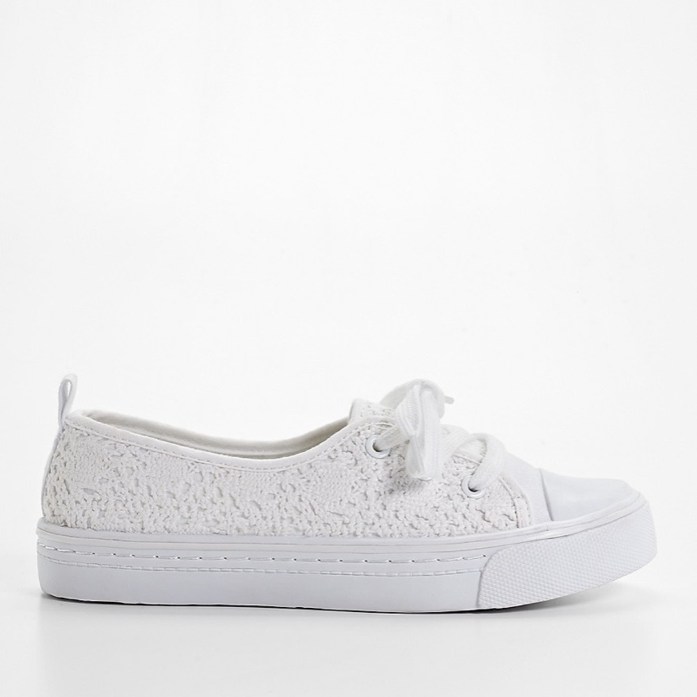 Maurices Crocheted Lace Up Sneakers